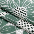 Tejido tejido de algodón guipur de encaje de encaje de tela de bordado